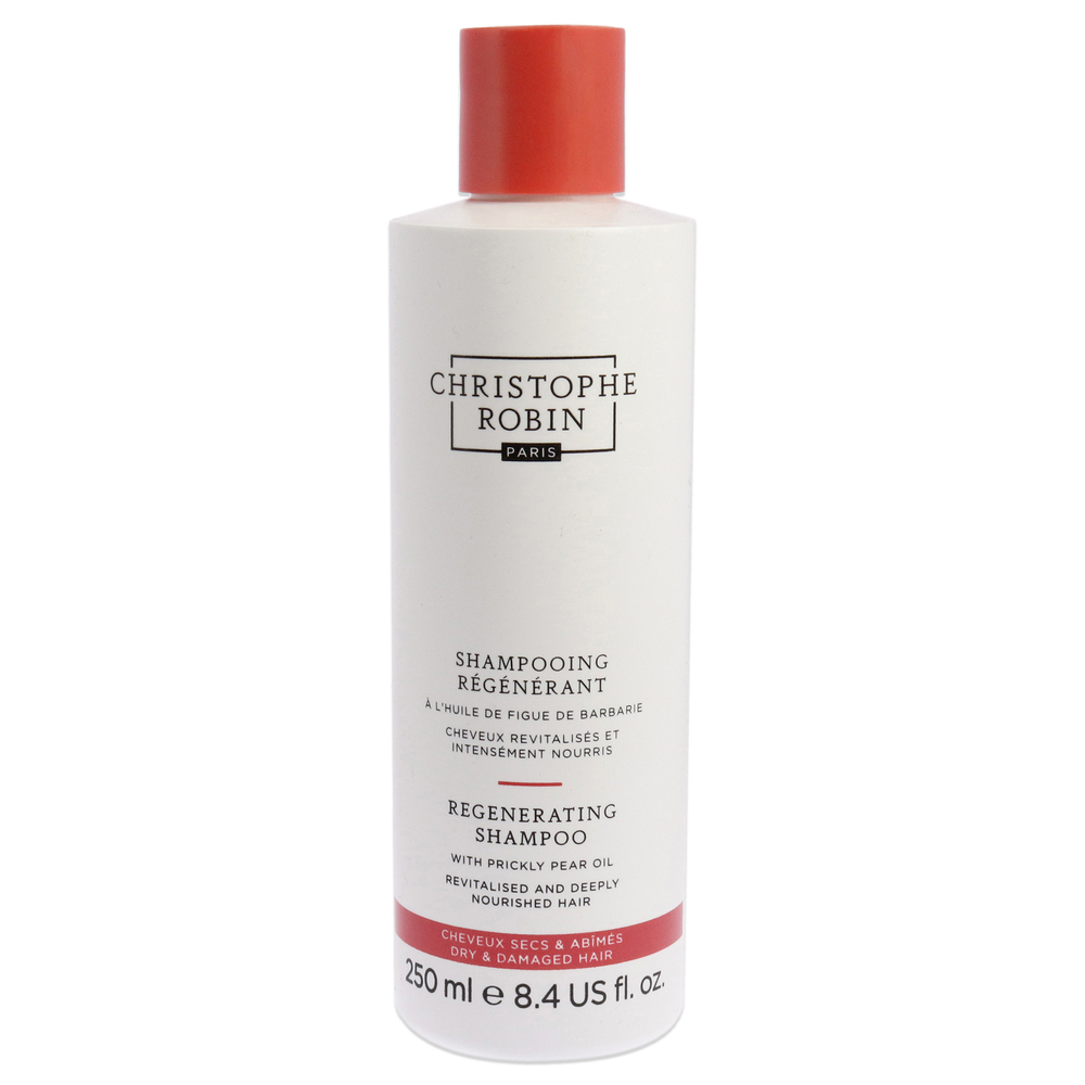 Regenerating Shampoo with Prickly Pear Oil by Christophe Robin - 8.4 oz Shampoo
